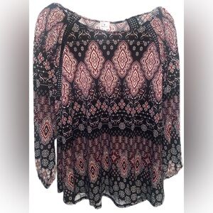 Women’s Aztec Print Blouse